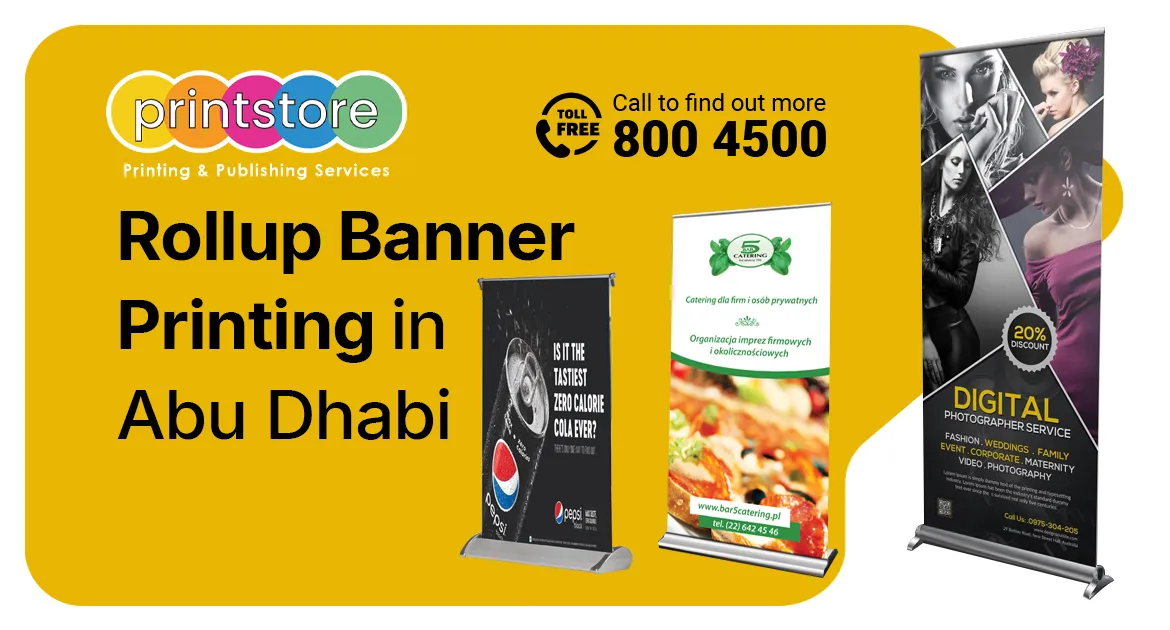 Roll up banner printing in Abu Dhabi